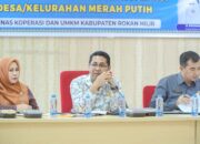 Wakil Bupati Rohil Jhony Charles pimpin  Rapat Koordinasi (Rakor) percepatan pembentukan Koperasi Merah putih