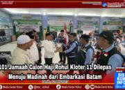 101 Jamaah Calon Haji Rohul Kloter 11 Dilepas Menuju Madinah dari Embarkasi Batam