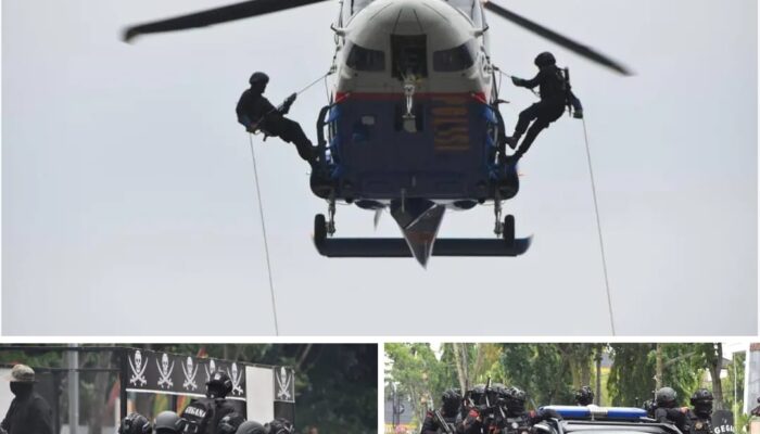 Dilatih Intensif Dansat Brimob, Polda Riau Bentuk Tim Khusus Anti Kejahatan Jalanan