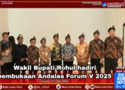 Wakil Bupati Rohul hadiri pembukaan Andalas Forum V 2025