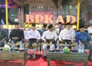 Malam Hari raya idul adha, Bupati Rohil dan wakil bupati rohil H.Bistamam  dan Jhony Charles ikut memeriahkan malam takbiran di bagan siapi api