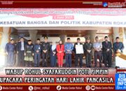 Wabup Rohul Syafaruddin Poti Pimpin Upacara Peringatan Hari Lahir Pancasila 2025