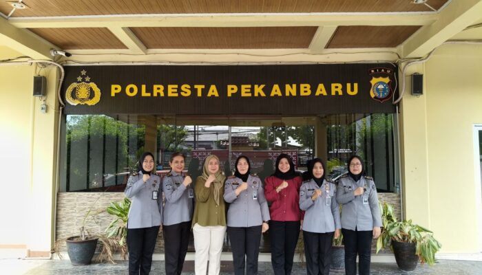 Jalin Sinergitas Kalapas Perempuan dan Jajaran Kunjungi Polresta Pekanbaru