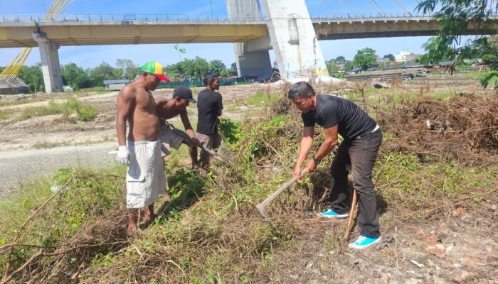 Program Pusat Kuliner di Bawah Jembatan Siak IV Gagasan Walikota Agung Nugroho Disambut Antusias Warga