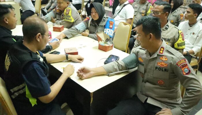 Bakti Kesehatan Hari Bhayangkara ke-79, Polres Inhu Gelar Donor Darah untuk Masyarakat