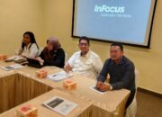 Kadisnaker Rohil menjadi narasumber dalam rapat  focus group discussion Bersama BPJS ketenaga kerjaan di hotel lion bagan siapi api