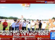 Sepak Bola Mahato Cup VIII Resmi Dibuka Kapolres Rokan Hulu
