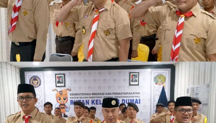 Rutan Dumai Ikuti Pembukaan Perkemahan Satya Dharma Bhakti Pemasyarakatan 2025 Secara Virtual
