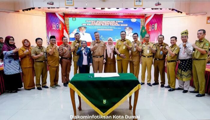 Sekda Dumai Hadiri Rakor TPPS se-Riau, Tegaskan Komitmen Menuju Dumai Zero Stunting