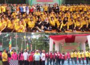 Semarak Hari Bhayangkara ke-79:Polres Pelalawan Gelar Olahraga Bersama TNI, Kejaksaan, dan Pemkab