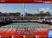 Pemkab Rohul Serahkan SK 1.461 PPPK Tahap I Formasi Tahun 2024