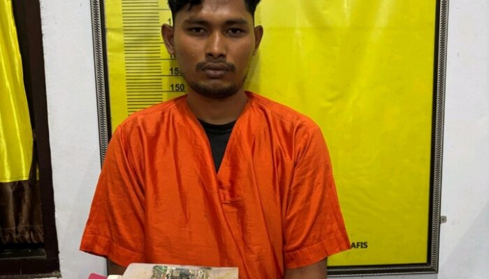 Kolaborasi Unit Reskrim dan Unit Intel Polsek Batang Cenaku, Berhasil Ringkus Pelaku Narkoba Dengan BB Puluhan Gram