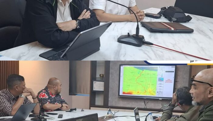 Pemko Dumai Koordinasi ke Kementerian PUPR Bahas Review Masterplan dan DED Pengendalian Banjir Sungai Dumai