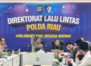 Ditlantas Polda Riau Sosialisasikan Rute, Pengamanan, dan Penutupan Jalan Riau Bhayangkara Run 2025