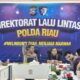 Ditlantas Polda Riau Sosialisasikan Rute, Pengamanan, dan Penutupan Jalan Riau Bhayangkara Run 2025