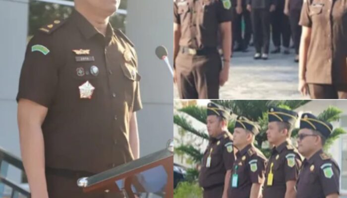 Apel Kerja Senin Pagi Kejaksaan Negeri Dumai, Tekankan Disiplin dan Kekompakan