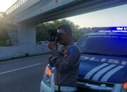 Ngebut, 19 Pengendara di Tol Permai Terjaring Operasi Speed Gun Ditlantas Polda Riau