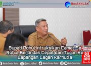 Cegah Karhutla, Bupati Rohul Instruksikan Camat Bertindak Cepat dan Terjun Langsung ke Lapangan