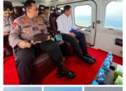 Kapolri Pantau Titik Api Via Udara, Cek Kesiapan Penanganan Karhutla di Riau