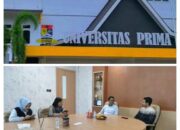 Wakil Bupati Rohil Jhony Charles silaturahmi ke pimpinan  dan dosen universitas UNPRI di pekanbaru