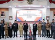 Wakil Bupati Rohil Jhony charles hadiri pengukuhan BPKP provinsi Riau Everin sihombing dipekanbaru