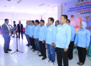 Wabup Syafaruddin Poti Hadiri Pelantikan PWI dan IKWI Rohul 2024-2027