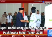 Pengukuhan Anggota Paskibraka Rohul Tahun 2025