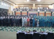 Bupati Inhil Didampingi Ketua Tp PKK Kukuhkan Penambahan Masa Jabatan 193 Kepala Desa dan Ketua PKK Desa