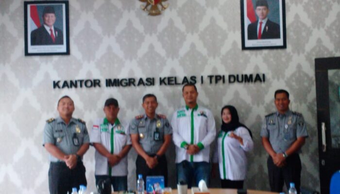 GM Pujakesuma Jalin Silaturahmi dengan Imigrasi Kelas I TPI Dumai