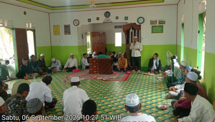 Peringatan Maulid Nabi Muhammad SAW di Desa Sungai Intan Berlangsung Meriah dan Penuh Kekhidmatan