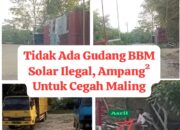 Bantah Isu Gudang Solar Ilegal, Warga Tegaskan Ampang-Ampang untuk Keamanan Lingkungan
