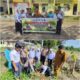 Polsek Bukit Kapur Ajak Siswa SDN 015 Tanam Pohon, Tumbuhkan Kesadaran Lingkungan Sejak Dini