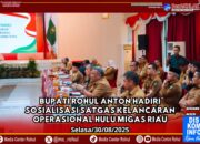 Bupati Rohul Anton Ikuti Sosialisasi Satgas Hulu Migas Riau untuk Jaga Kelancaran Operasional