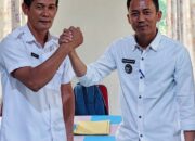 Sertijab di kepenghuluan labuhan papan, Datuk penghulu  Ahmad Sunardi : mohon doa dan dukungan, mari bersama sama kita bangun labuhan papan menjadi lebih baik dan maju