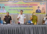 Wakil Bupati Rohil Jhony Charles resmikan Advokasi Koordinasi Pokjanal Posyandu Kabupaten Rokan Hilir dibagan siapi api