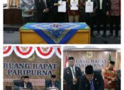 Pemkab dan DPRD Kabupaten Dairi Tandatangani Nota Kesepakatan Perubahan KUA PPAS TA 2025