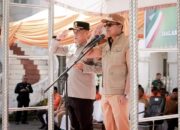 Wakil Bupati Rohil Jhony Charles bersama Kapolres Rohil gelar Apel Kesiapsiagaan Penanggulangan Bencana Banjir Tahun 2025