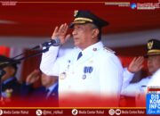 Upacara Detik – Detik Proklamasi HUT RI Ke 80 Tingkat Kabupaten Rokan Hulu