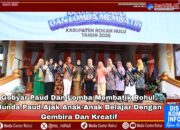 Gebyar PAUD dan Lomba Membatik Rohul, Bunda PAUD Ajak Anak-anak Belajar dengan Gembira dan Kreatif