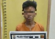 Tertangkap Tangan, Pelaku Curanmor di Hajar Massa di Desa Lubuk Sakat