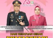 Bhayangkari ke-73, Polres Kampar: Keluarga Tangguh Garda Terdepan Indonesia Maju! Kapolres Bobby Apresiasi Peran Sentral Bhayangkari!