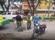 Bantu Kendalikan Harga, Kodim 0320/Dumai Bersama Bulog Adakan Gerakan Pangan Murah di Sukajadi