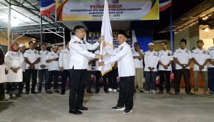 DPW IKM provinsi Riau kukuhkan Zulfikar sebagai ketua DPD IKM Rohil periode 2025-2030