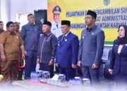 Bupati Rohil H.bistamam Lantik 91 pejabat administratif dilingkungan pemerintah kabupaten Rohil