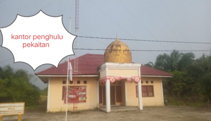 Kantor penghulu pekaitan, berdiri diatas tanah milik pribadi, begini respon penghulu Arif fadillah.