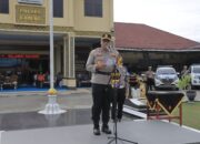 Kapolres Kampar Pimpin Apel Gelar Pasukan Ops Zebra Lancang Kuning 2025 di Polres Kampar