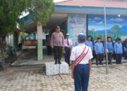 Kapolsek Kampar Sosialisasikan SPMB SMA KTB dan Police Goes to School di SMPN 1 Kampar
