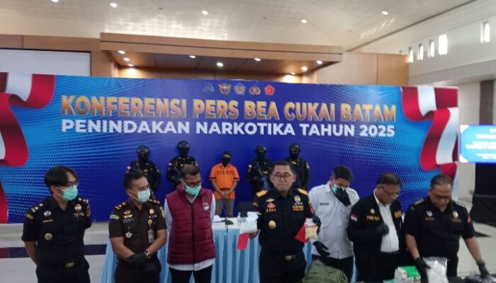 Bea Cukai Batam Ungkap Dua Modus Penyelundupan 1,5 Kg Narkotika di Batam Center dan Perairan Pulau Sau