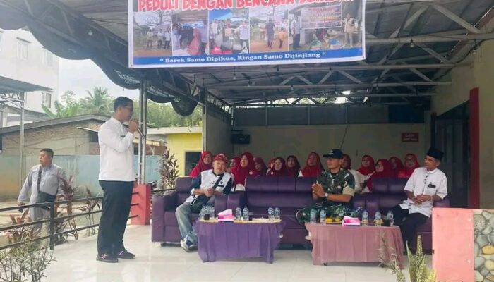 Wakil Bupati Rohil Jhony Charles Resmi Lepas Bantuan Donasi Ikatan keluarga minang (IKM) Rohil untuk Korban Bencana di Sumbar, Sumut, dan Aceh