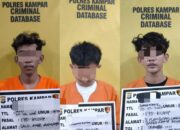 Tiga Pelaku Pengeroyokan Ditangkap Satreskrim Polres Kampar, Begini Kronologisnya